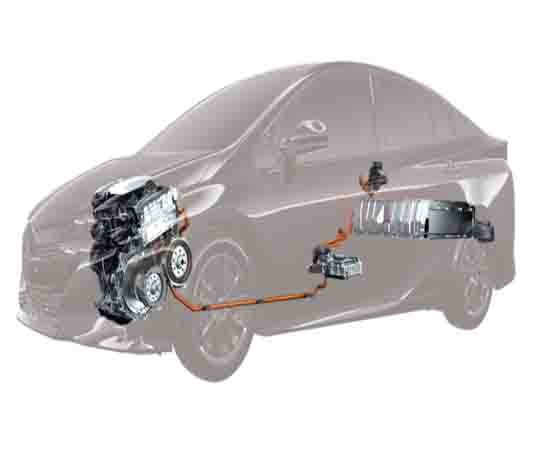 混合動力實訓整車